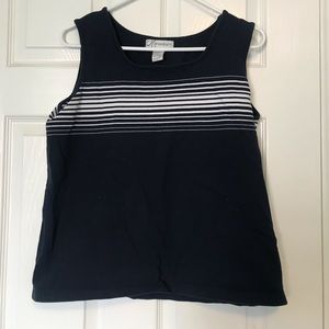 Navy tank top